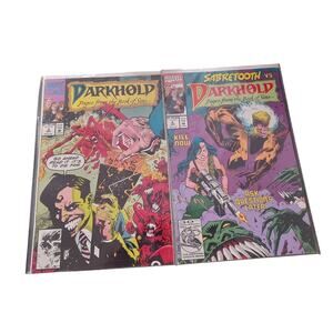 Lot of 2 Marvel Comics!!! Darkhold #2 and #4 Pages From the Book of Sins